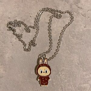 Brown Labubu Necklace